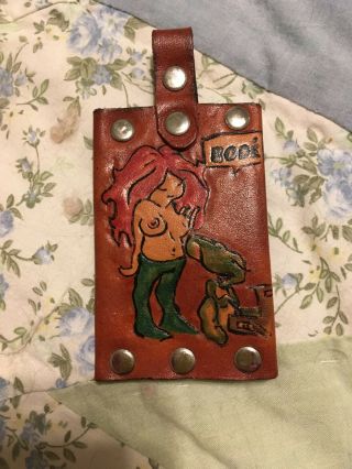 Vaughn Bode Handmade Vintage Leather Key Case