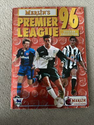 Merlin Premier League 1996 100 Complete Sticker Album