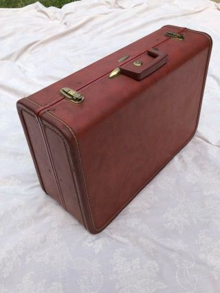 Vintage Taperlite Hardside Suitcase by Sardis Luggage - Brown - 22 