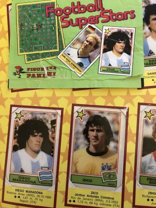 Panini Football superstars card album complete 2