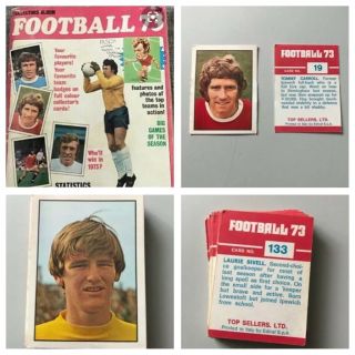 Top Sellers Football 1973 Cards.  Complete Your Album,  1,  2,  3,  4,  5,  10,  15 Available