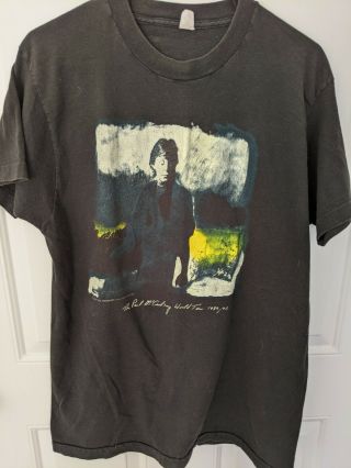 Vintage 1989/90 Paul Mccartney World Tour T - Shirt Tee The Beatles Xl