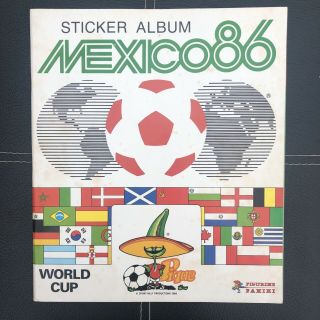 Panini World Cup Mexico 86 Football Sticker Album 114 Completed Stickers Of 427