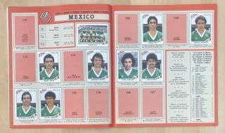 Panini World Cup Mexico 86 Football Sticker Album 114 Completed stickers Of 427 3
