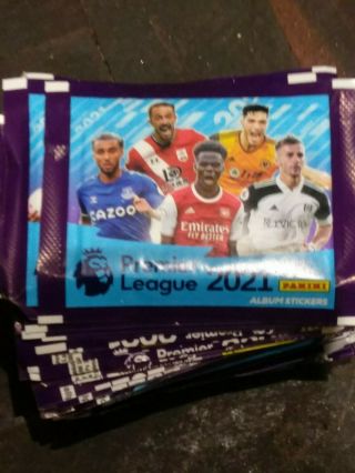 Panini Premier League Stickers 2021 Season X 70 Packets