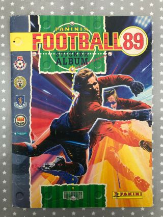 Panini Football 89 Sticker Album 100 Complete