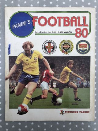 Panini Football 80 Sticker Album 100 Complete