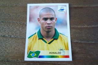 Panini France 98 World Cup Football Sticker - Ronaldo - No 28 - Vgc
