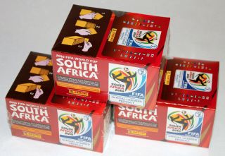 Panini Wc Wm 2010 South Africa – 3 X Display Box 300 Packets Ed.  South America