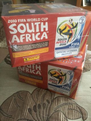Panini World Cup 2010 Football Stickers 2 Box 200 Packets