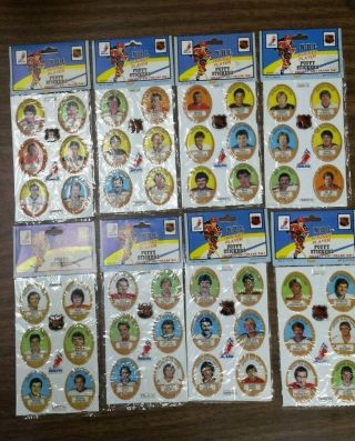 1983 - 84 Funmate Puffy NHL Hockey Stickers - Complete Set with Album,  25 panels 2