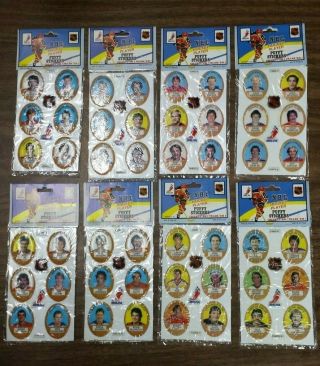 1983 - 84 Funmate Puffy NHL Hockey Stickers - Complete Set with Album,  25 panels 3