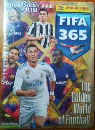 Fifa 365 2018 Official Sticker Album Full 100 Complete In Wrap Greek