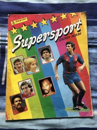 Panini Supersport Sticker Album 1987 100 Complete Inc.  Best Of British Poster