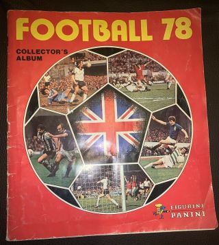 Panini - Football ‘78 Collectors Album Complete - Full All Stickers