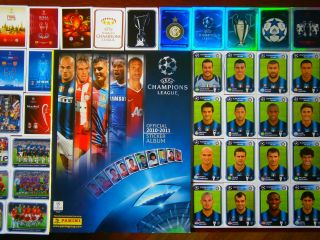 Complete Panini Champions League 2010 2011 Loose Stickers Set And Empty Album