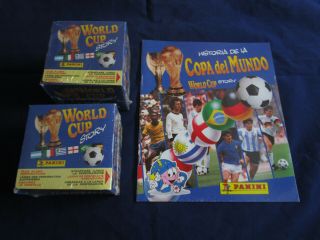 Panini Wm Wc World Cup Story 1990 1994,  2 X Box / Display,  Leerabum/emty Album