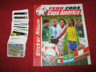 Navarrete Copa America 2004 Stickers Empty Album Complete Set