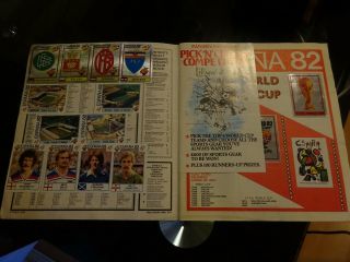 PANINI Espana 82 World Cup Sticker Album 100 Complete 3