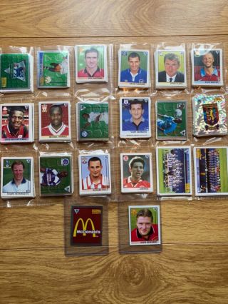 Complete Merlin 96 Football Sticker Set With Beckham 40 And Mcdonald’s 265