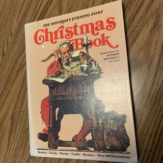 1976 The Saturday Evening Post Christmas Book Norman Rockwell