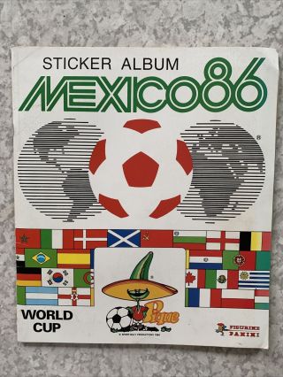 Panini Mexico 86 Sticker Album 60 Complete 1986 World Cup