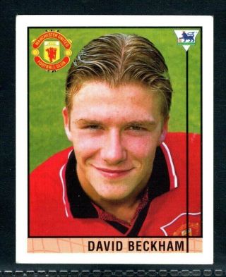 Merlin Premier League 1996 David Beckham - Manchester United Rookie Sticker