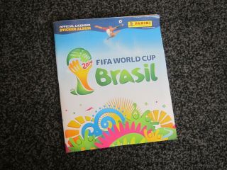 Panini Football Sticker Book,  Fifa World Cup Brasil 2014,  Complete