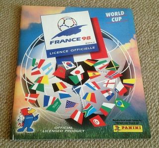 Panini Fifa World Cup 1998 France Sticker Album - 100 Complete Inc: Iran