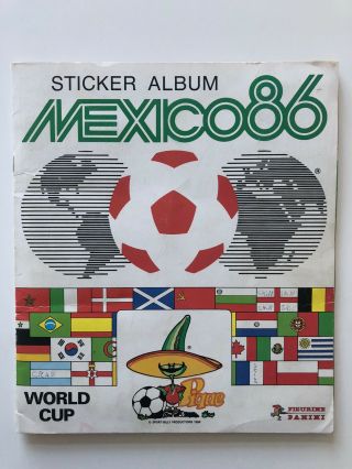 Panini World Cup Mexico 86 Sticker Album 100 Complete
