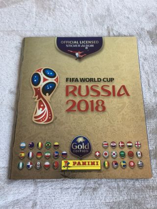 Panini World Cup 2018 Russia 18 - Gold Edition Complete Set,  Album,  Legends