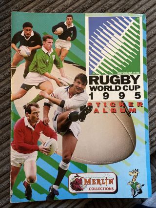 Rugby World Cup 1995 Sticker Album - Complete