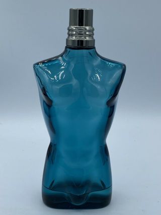 Jean Paul Gaultier Le Male Vintage Blue Perfume Bottle Display 5 Full Very Rare