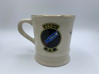 Vintage Rare 493rd Fighter Squadron The Grim Reapers F - 15c Eagle F - 15d Mug