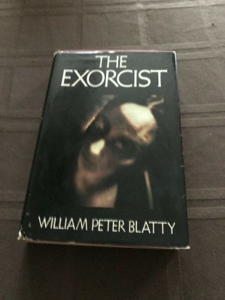 The Exorcist Book By William Peter Blatty 1971 Edition W/ Dust Jacket - Good Shape