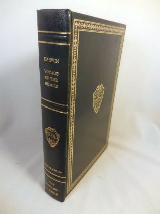 Darwin Voyage Of The Beagle Harvard Classics Illustrated Faux Leather 1969