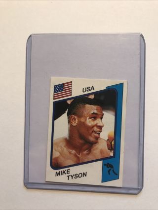 Mike Tyson Rookie Panini Supersport Sticker 153