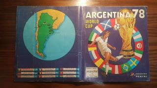 Panini World Cup Argentina 1978 Album Complete Stickers