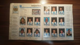 PANINI WORLD CUP ARGENTINA 1978 ALBUM COMPLETE STICKERS 2