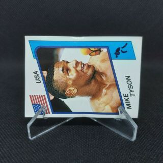 - Mike Tyson Rookie Sticker - Panini Supersport 1986/87 UK - 4