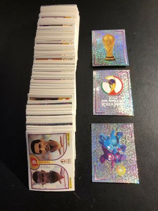 Panini WC 2002 Fullset W/all Foils,  all Ireland,  Just Missing 2 Normal Stickers 3