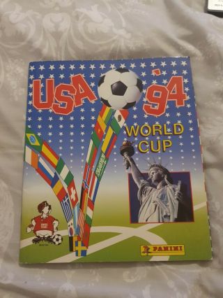 Panini Usa 1994 World Cup Sticker Album.  100 Complete.