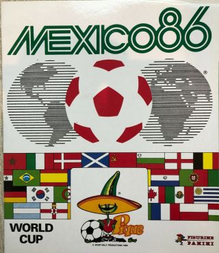Official Panini Album World Cup Mexico 1986 Reprint,  Complete