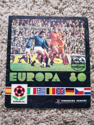 Panini Europa 80 1980 Complete Football Sticker Album
