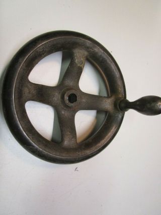 Vintage Milling Machine,  Lathe Hand Wheel,  Knob.  9/16 " Bore,  Cast Iron