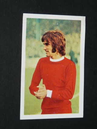 197 George Best Manchester Utd Red Devils Fks Panini Football England 1970 - 1971