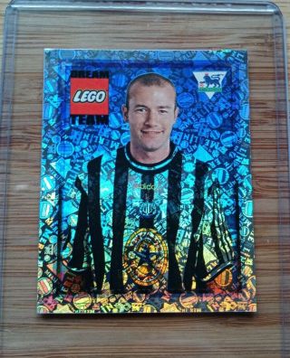 Merlin Premier League 1998 Alan Shearer Lego Dream Team Poster Sticker Newcastle