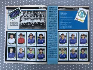 Panini Football 86 Sticker Album 100 Complete 3