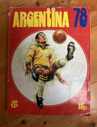 Fks World Cup Argentina 78 1978.  100 Completed Album.