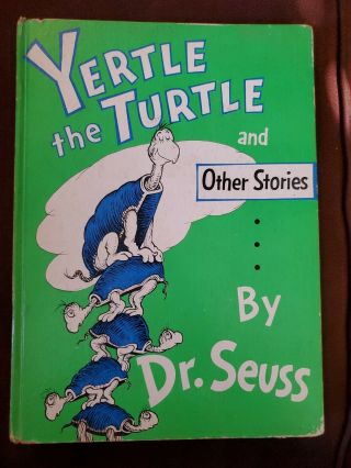 1958 Yertle The Turtle And Other Stories Dr.  Seuss Random House Vintage